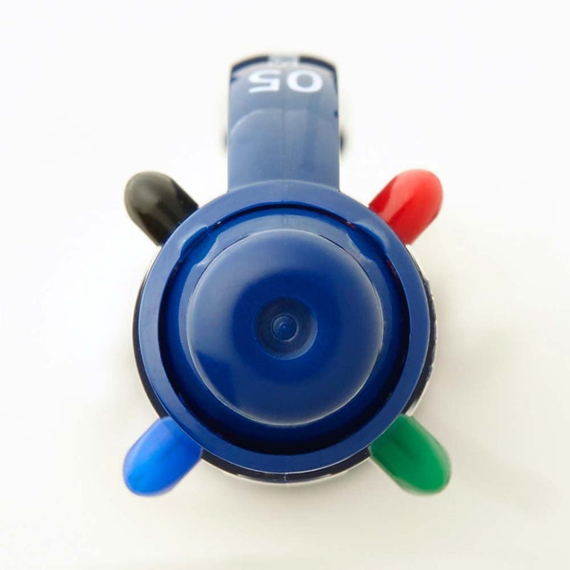 Pentel Ballpoint Pen Vicuna, Extra Fine, Black, Red, Blue, Green, Blue (BXC45C) - Image 3